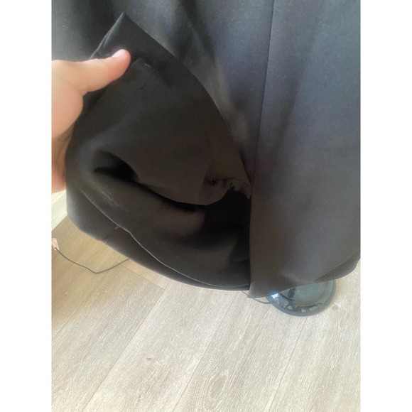 RACHEL Rachel Roy Long Sleeve Black Wrap Knee Length Dress‎ Size Small - Picture 5 of 6